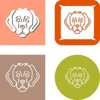 Hund-Icon-Design vektor