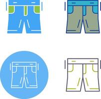 Shorts-Icon-Design vektor