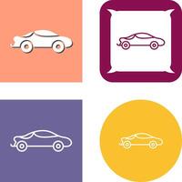 Sportwagen-Icon-Design vektor