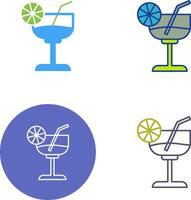 Cocktail-Icon-Design vektor