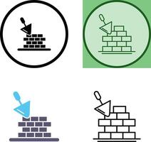 Brickwall-Icon-Design vektor