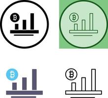 Diagramm-Icon-Design vektor