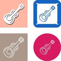 Gitarren-Icon-Design vektor