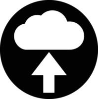 Wolke Symbol Symbol Bild. Illustration von das Hosting Lager Design vektor