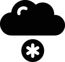 Wolke Symbol Symbol Bild. Illustration von das Hosting Lager Design vektor