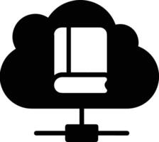 Wolke Symbol Symbol Bild. Illustration von das Hosting Lager Design vektor