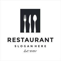 Essen Restaurant Logo Inspiration. Design Vorlage vektor