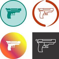 Waffe-Icon-Design vektor