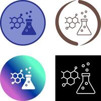 Chemie-Icon-Design vektor