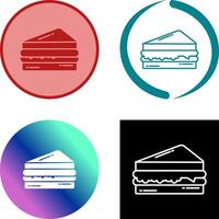 Sandwich-Icon-Design vektor