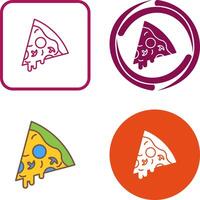 Pizza-Icon-Design vektor