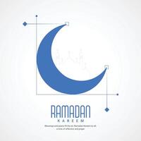 Ramadan kareem kreativ Design zum Sozial Medien Anzeigen vektor