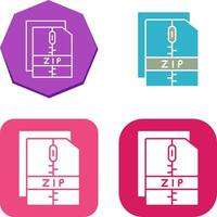 Postleitzahl Datei Symbol Design vektor