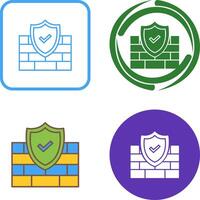 Firewall-Icon-Design vektor