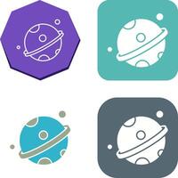 Planeten-Icon-Design vektor