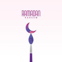 Ramadan kareem kreativ Design zum Sozial Medien Anzeigen vektor