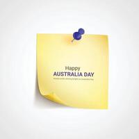 Lycklig Australien dag. Australien dag kreativ annonser design vektor