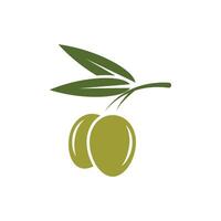 Olive Symbol Illustration Design Vorlage vektor