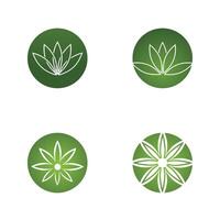 Cannabis Logo Vorlage Symbol Design vektor