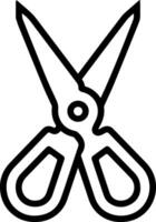 Schere Symbol Stil Illustration vektor