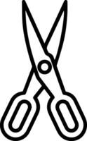 Schere Symbol Stil Illustration vektor