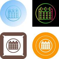 Kalender Icon Design vektor