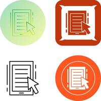 E-Book-Icon-Design vektor