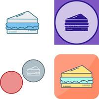 Sandwich-Icon-Design vektor