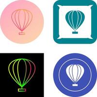 Heißluftballon-Icon-Design vektor