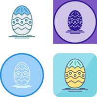 Ostern Ei Symbol Design vektor