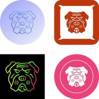 Bulldogge Symbol Design vektor