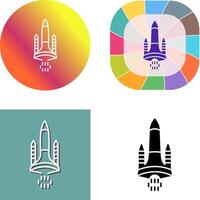 Space-Shuttle-Icon-Design vektor