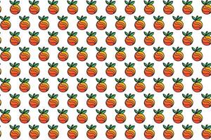 Illustration Muster, abstrakt von Orange Logo auf Weiß Hintergrund. vektor