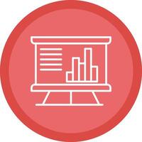 Geschäft Analytiker Linie multi Kreis Symbol vektor