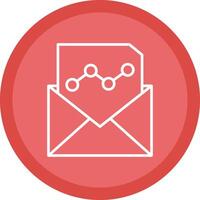 Email Marketing Linie multi Kreis Symbol vektor