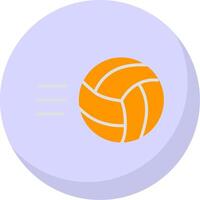 Volley Ball eben Blase Symbol vektor
