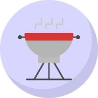 Grill eben Blase Symbol vektor