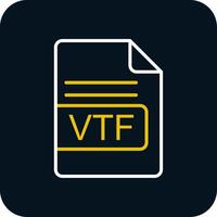 vtf Datei Format Linie rot Kreis Symbol vektor