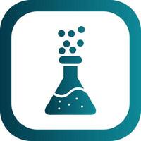 Chemikalien Glyphe Gradient Ecke Symbol vektor