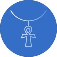 ankh eben Blase Symbol vektor