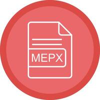 mepx Datei Format Linie multi Kreis Symbol vektor