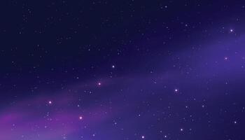 sternenklar Nacht Himmel Raum nahtlos Muster. Galaxis glänzend Sterne Hintergrund, Stoff nahtlos drucken oder Textil- Hintergrund. Verpackung Papier Raum Muster oder Hintergrund mit Komet, glühend Sternbilder vektor