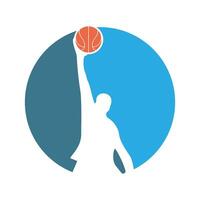 Basketball Spiel Symbol Design vektor