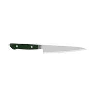 ringa kniv, japansk kök knivar, en små generell mening kniv Begagnade för peeling, formning, och skivning frukt och grönsaker vektor