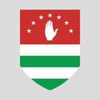 abkhazia flagga skydda vektor