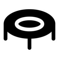 trampolin ikon för webb, app, infografik, etc vektor
