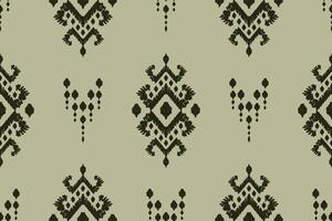 ikat stam- indisk sömlös mönster. etnisk aztec tyg matta mandala prydnad inföding boho sparre textil.geometrisk afrikansk amerikan orientalisk traditionell illustrationer. broderi stil. vektor