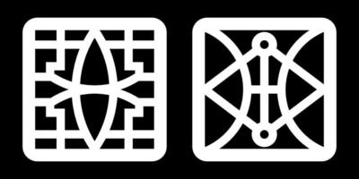 einfach geometrisch Muster zum Hintergrund, Dekoration, Tafel, und cnc Schneiden vektor