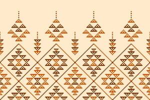 ethnisch aztekisch Muster Kunst. geometrisch nahtlos Muster im Stammes-, Volk Stickerei, und Mexikaner Stil. Design zum Hintergrund, Hintergrund, Illustration, Textil, Stoff, Kleidung, Teppich. vektor