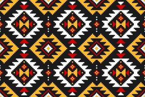 tyg stam- mönster stil. geometrisk etnisk sömlös mönster traditionell. aztec etnisk prydnad skriva ut. design för bakgrund, tyg, Kläder, matta, textil, batik, broderi. vektor
